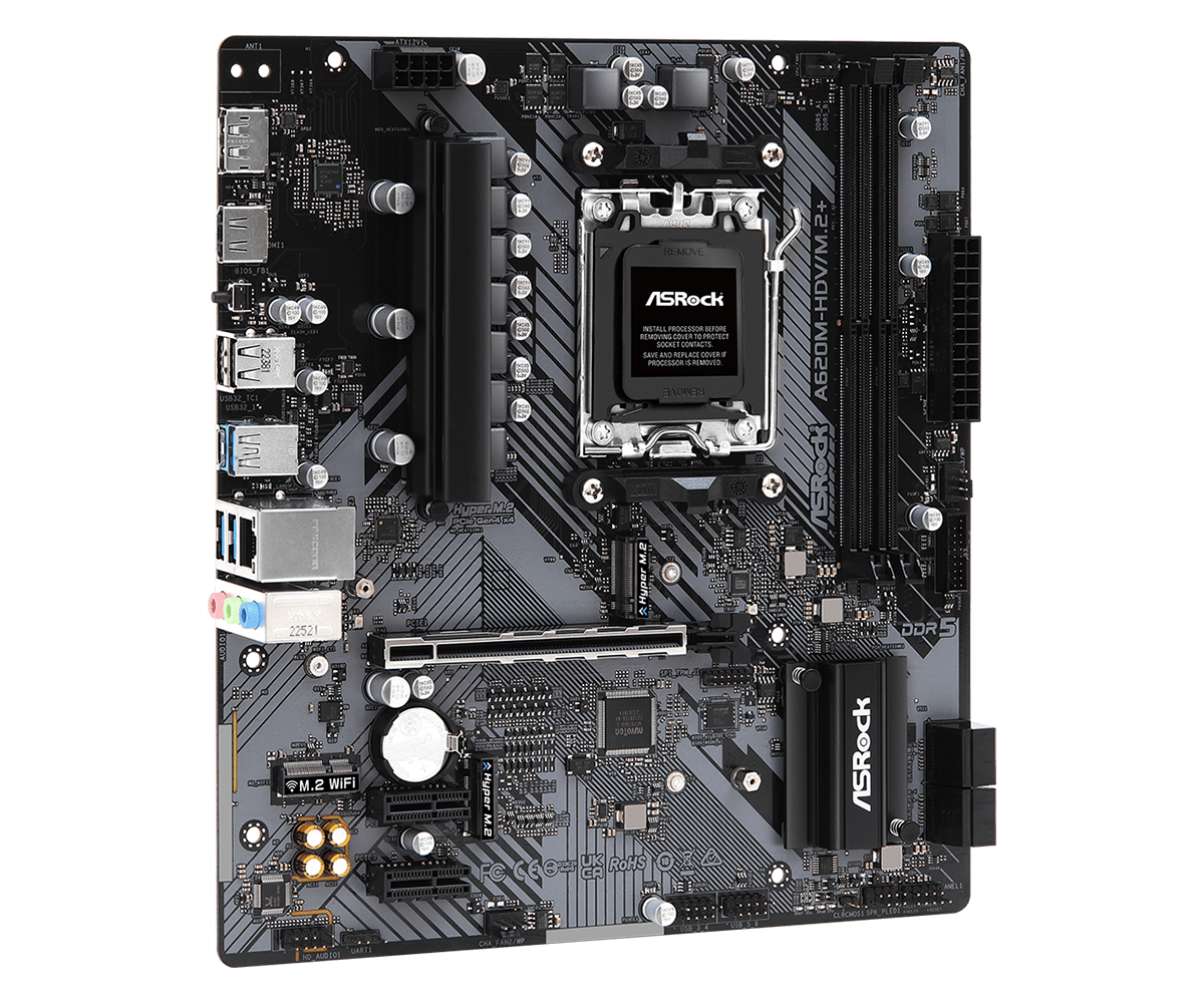 ASRock A620M-HDV/M.2+ DDR5 Motherboard - image 4