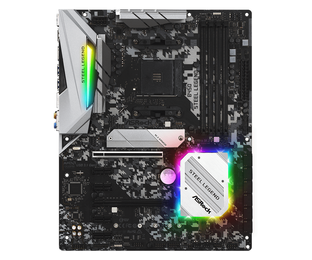 ASRock B450 Steel Legend DDR4 Motherboard - image 2