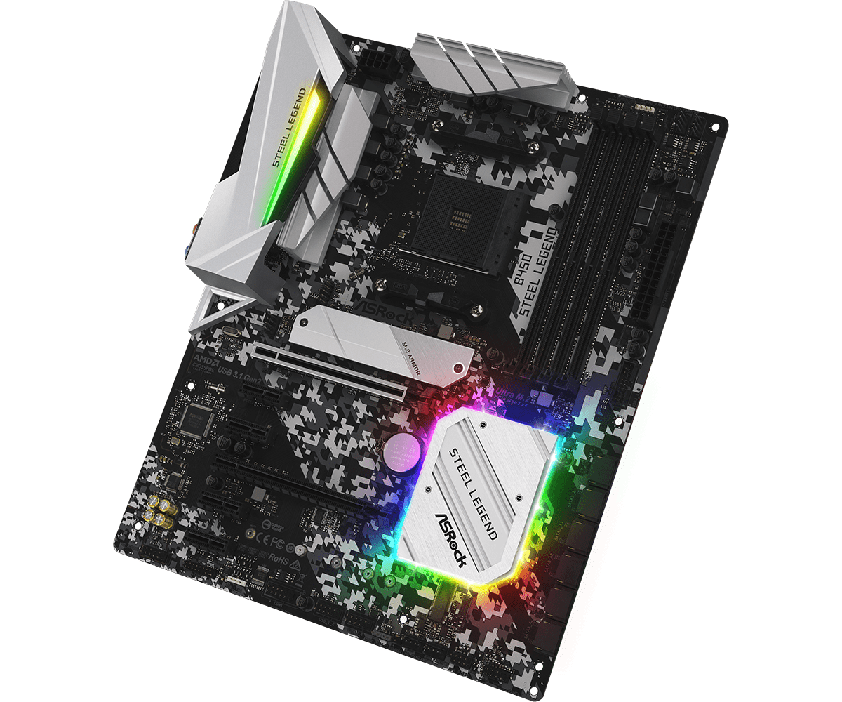 ASRock B450 Steel Legend DDR4 Motherboard