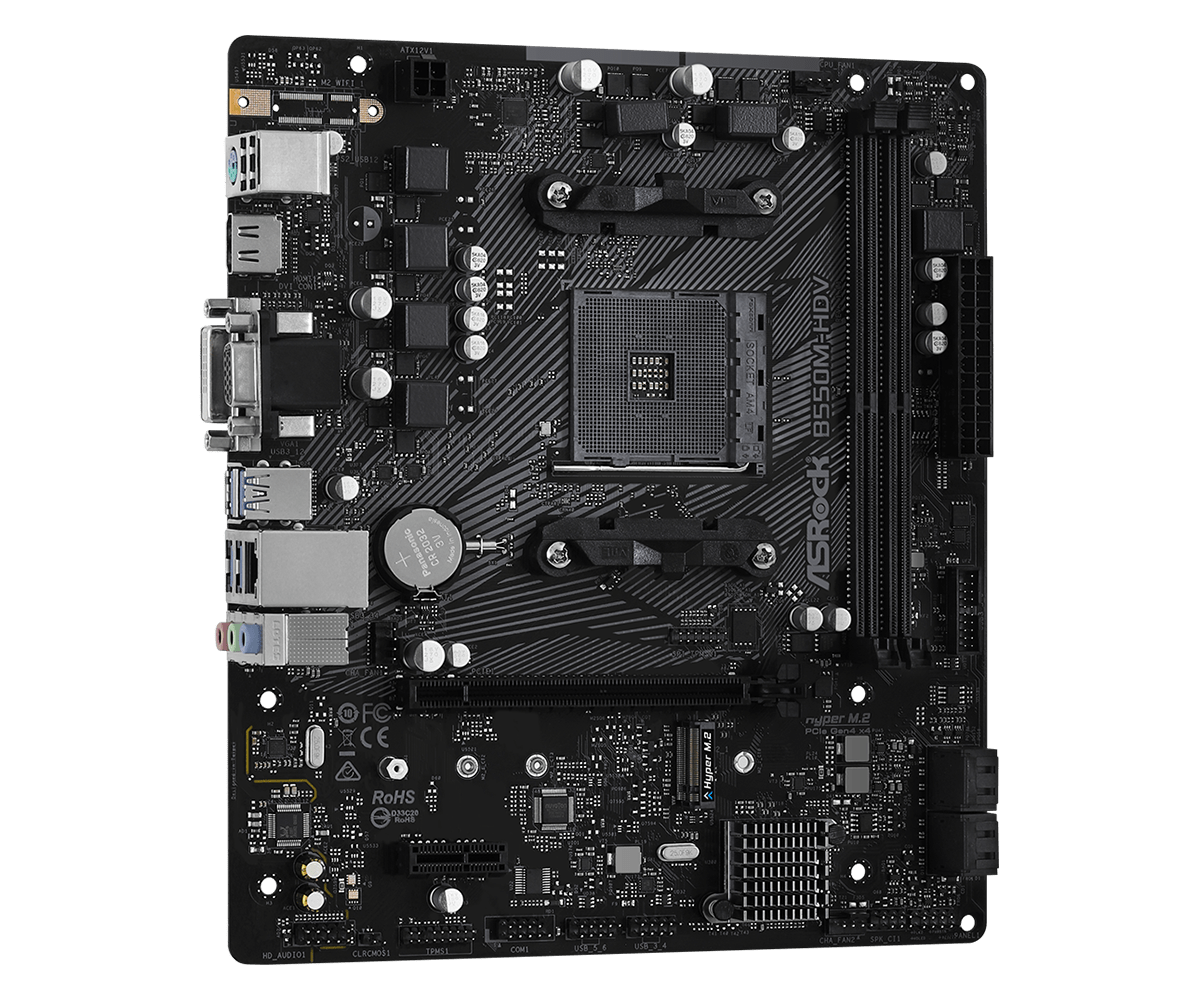 ASRock B550M-HDV AM4 Motherboard - image 4