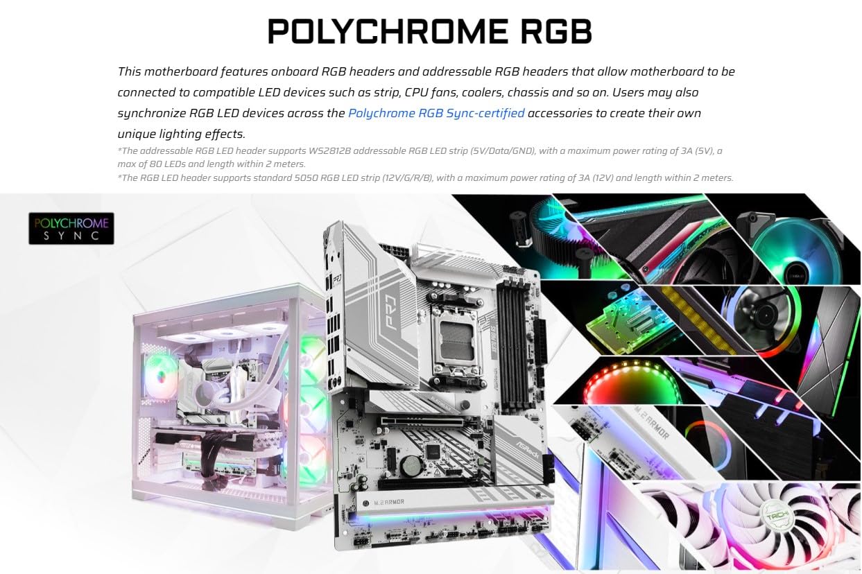 ASRock X870 Pro RS WIFI AM5 AMD Base Motherboard - image 2
