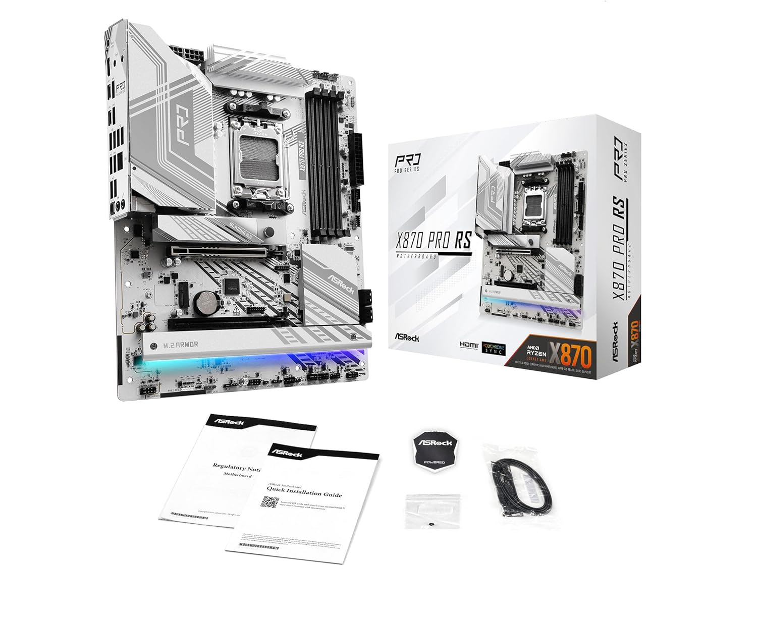 ASRock X870 Pro RS WIFI AM5 AMD Base Motherboard - image 6