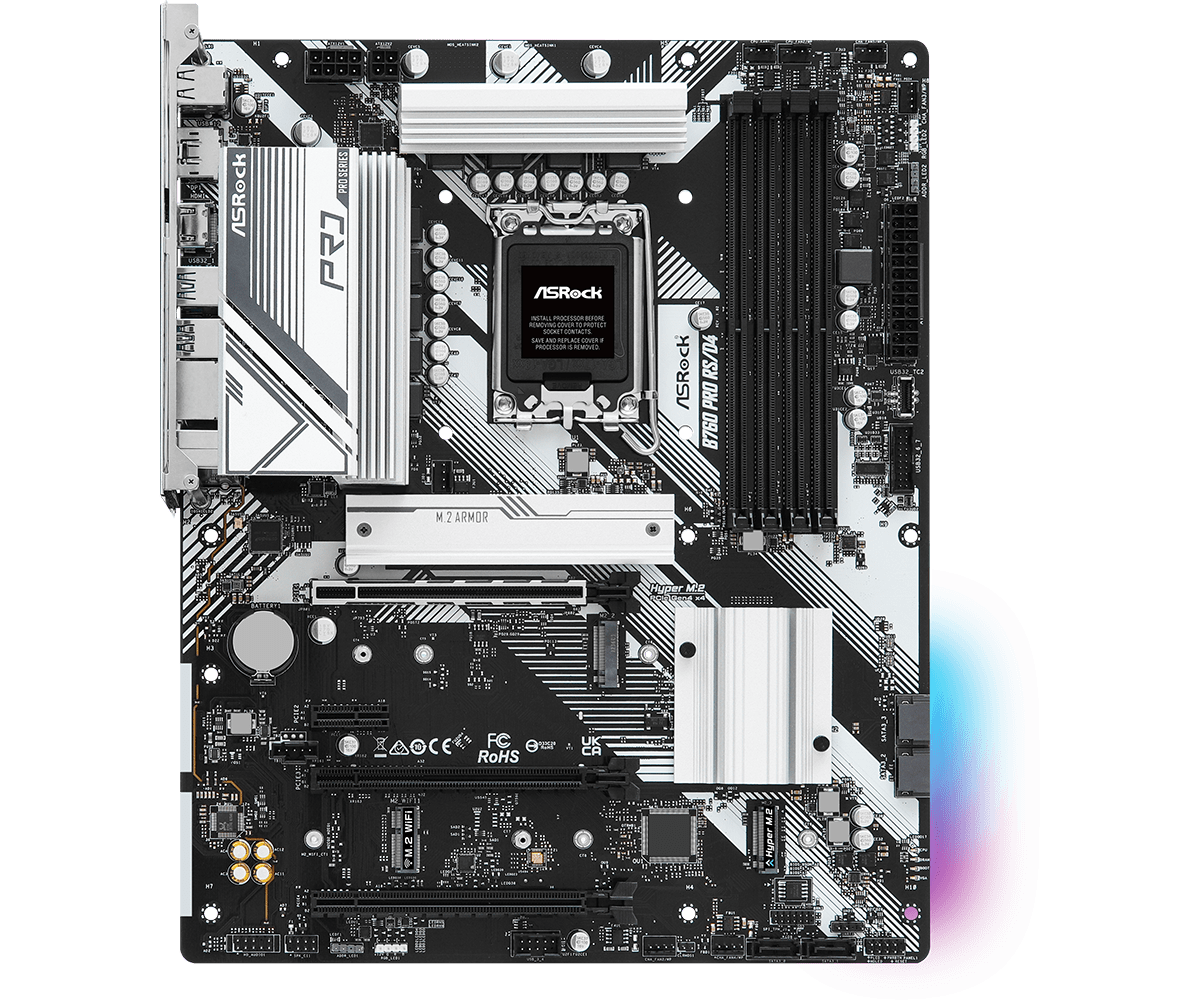 ASRock B760 Pro RS/D4 LGA1700 Motherboard - image 2