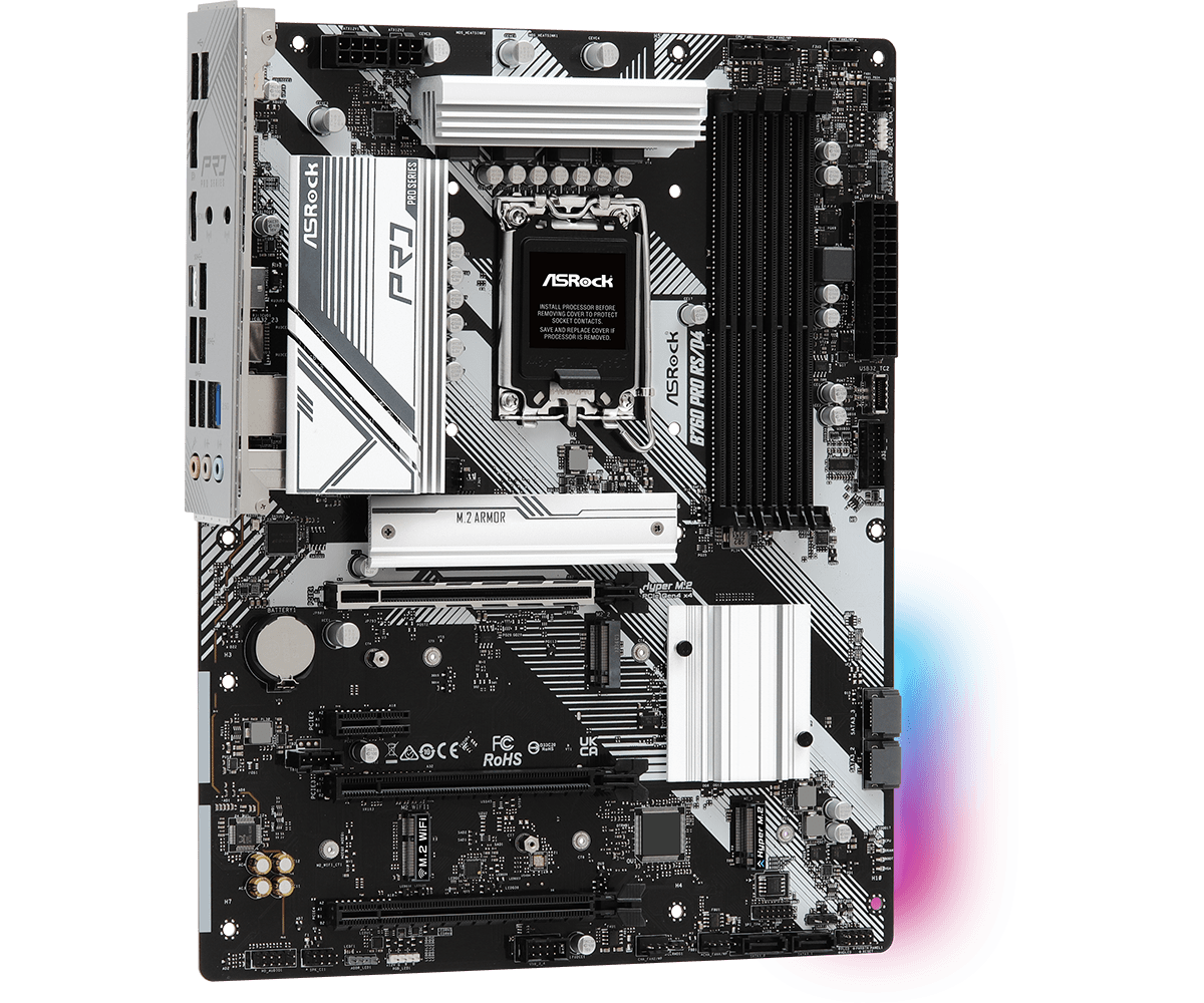ASRock B760 Pro RS/D4 LGA1700 Motherboard - image 4