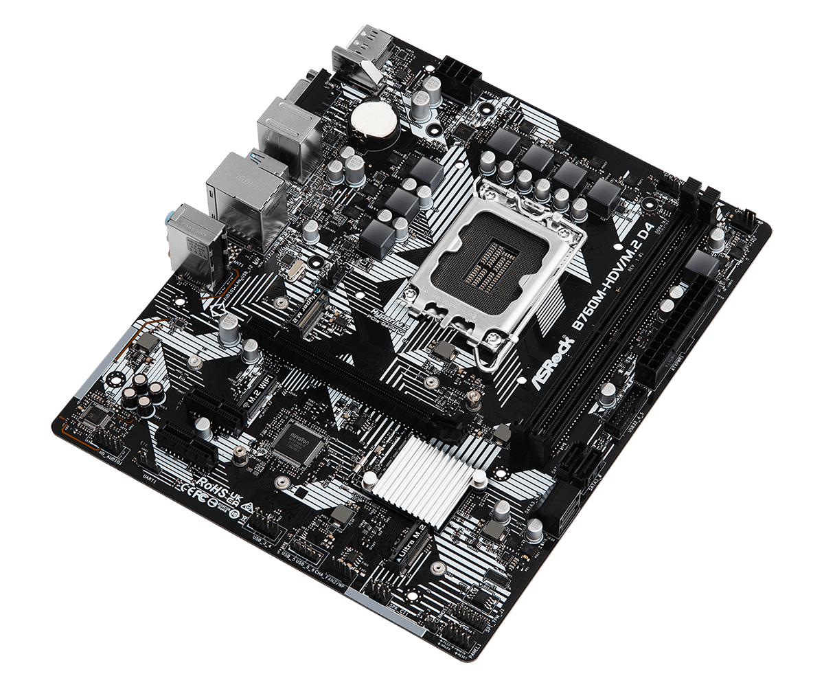 ASRock B760M-HDV/M.2 D4 LGA1700 Motherboard - image 3
