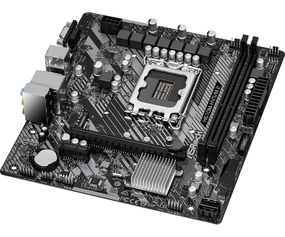 ASRock H610M-HVS/M.2 R2.0 LGA1700 Motherboard - image 3
