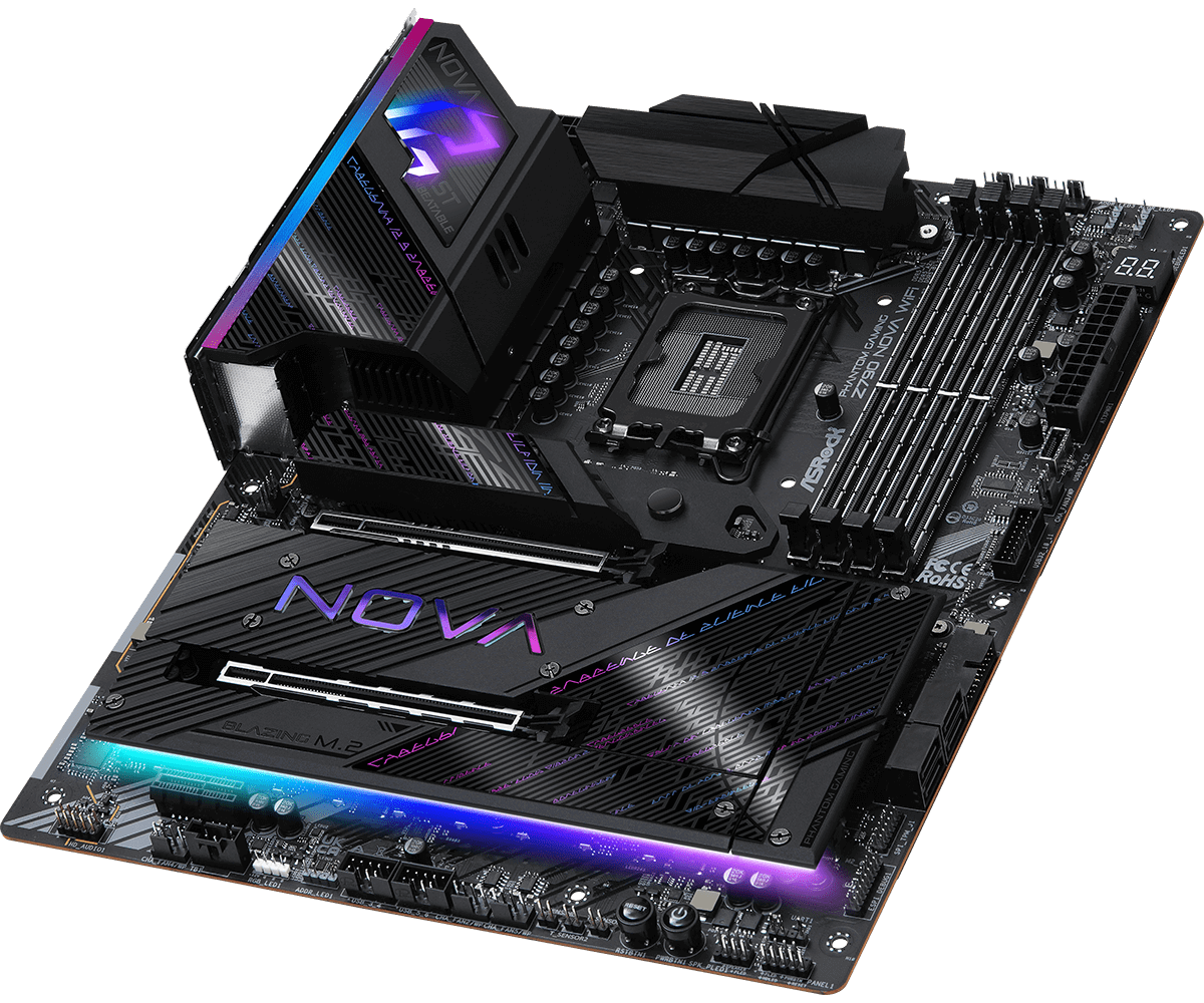 ASRock Phantom Gaming Z790 Nova WiFi DDR5 LGA1700 Motherboard - image 3