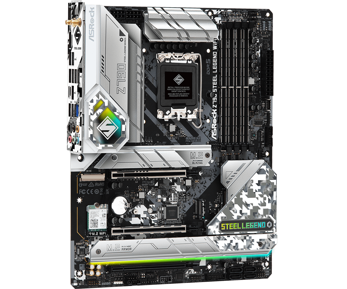 ASRock Z790 Steel Legend WiFi DDR5 LGA1700 Motherboard - image 5