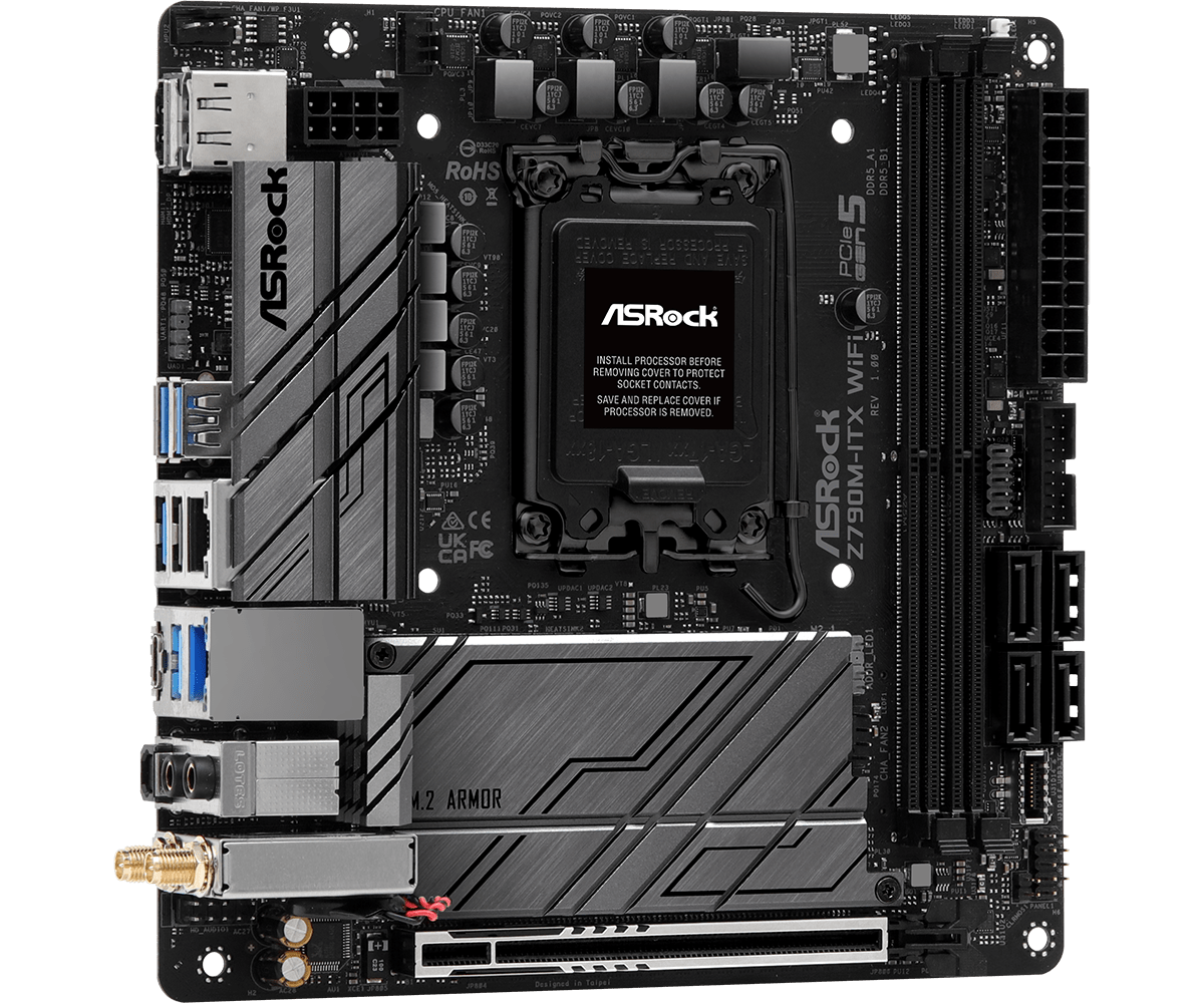 ASRock Z790M-ITX WiFi DDR5 LGA1700 Motherboard - image 5