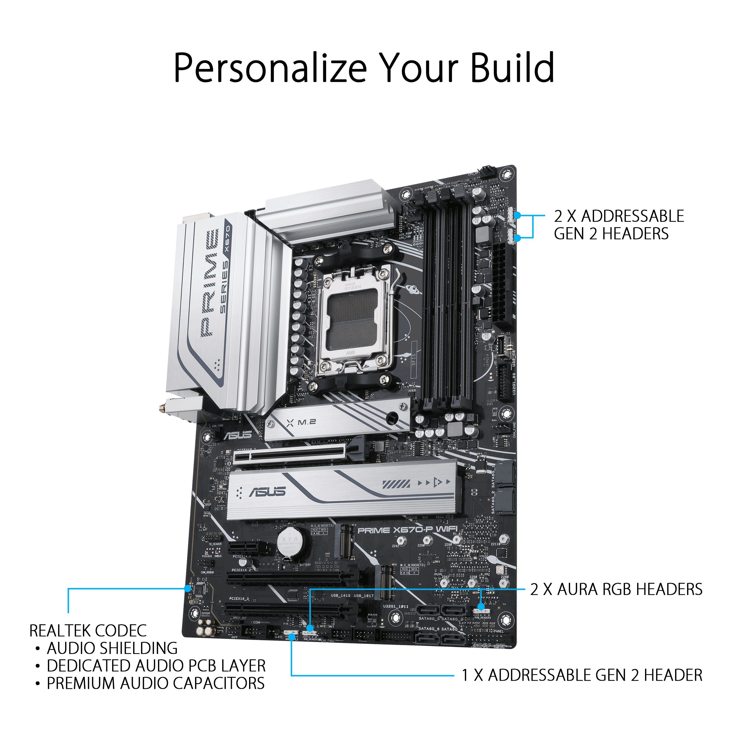 ASUS PRIME X670-P WIFI AM5 ATX motherboard - image 5