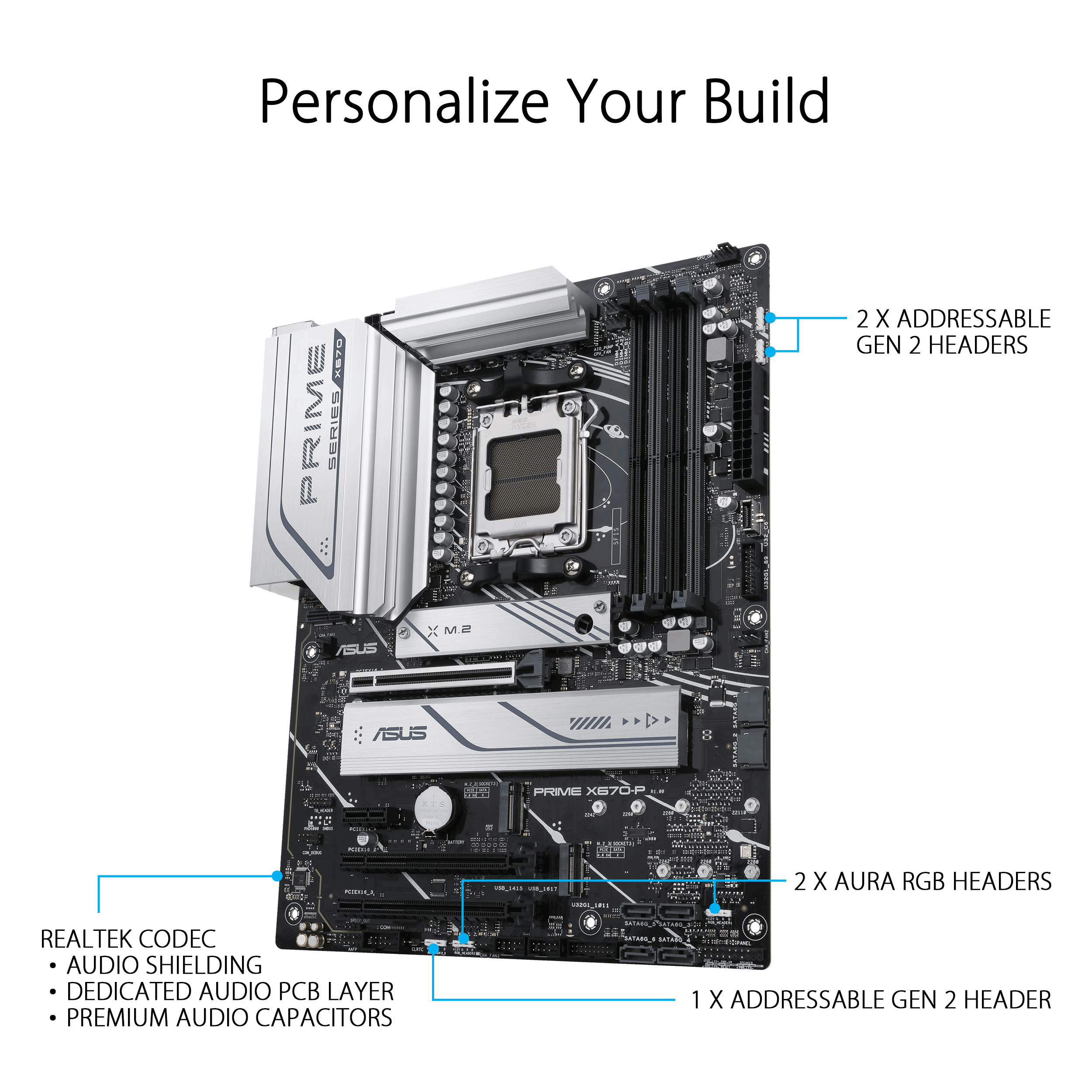 ASUS PRIME X670-P AM5 ATX motherboard - image 5