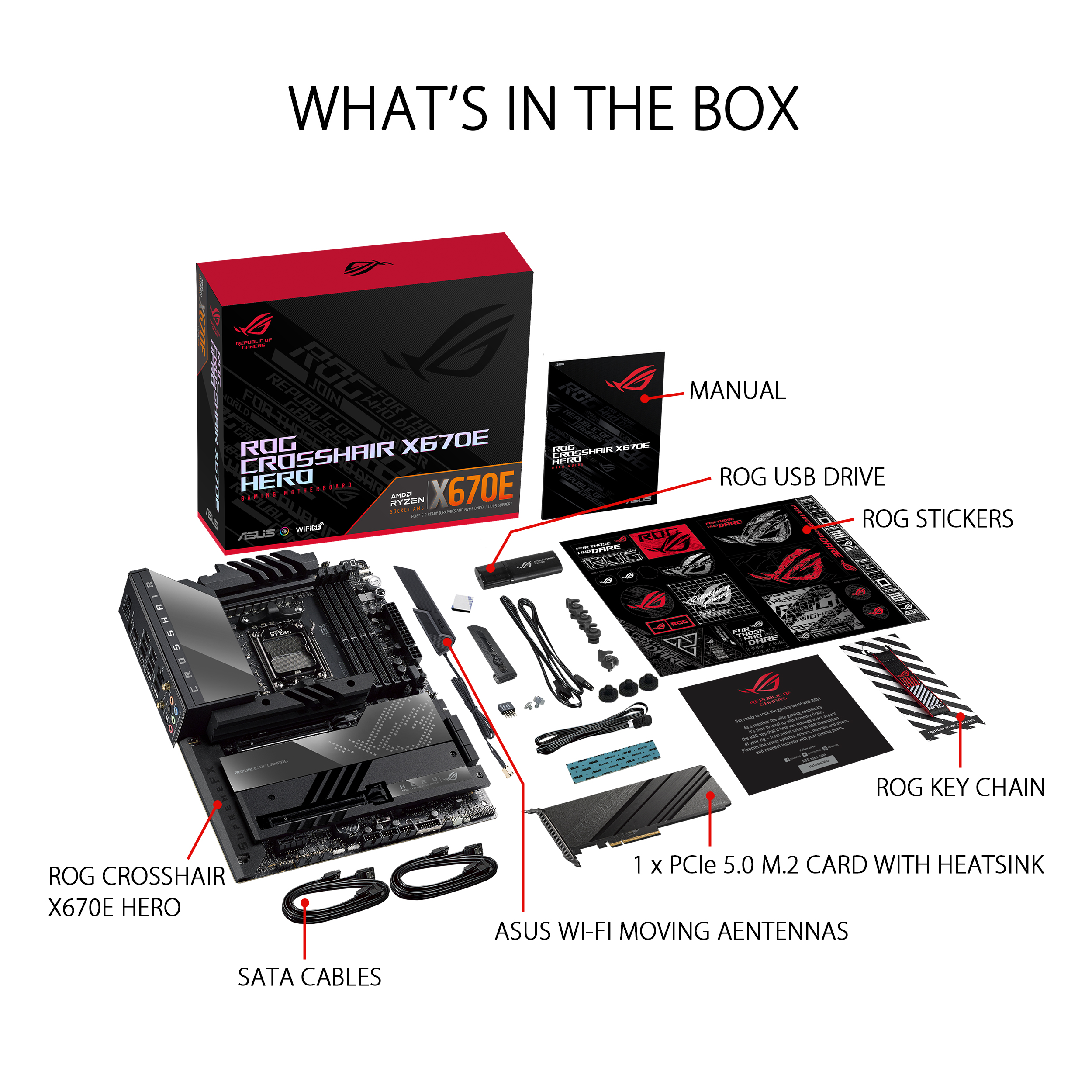 ASUS ROG Crosshair X670E Hero AM5 Gaming Motherboard - image 7