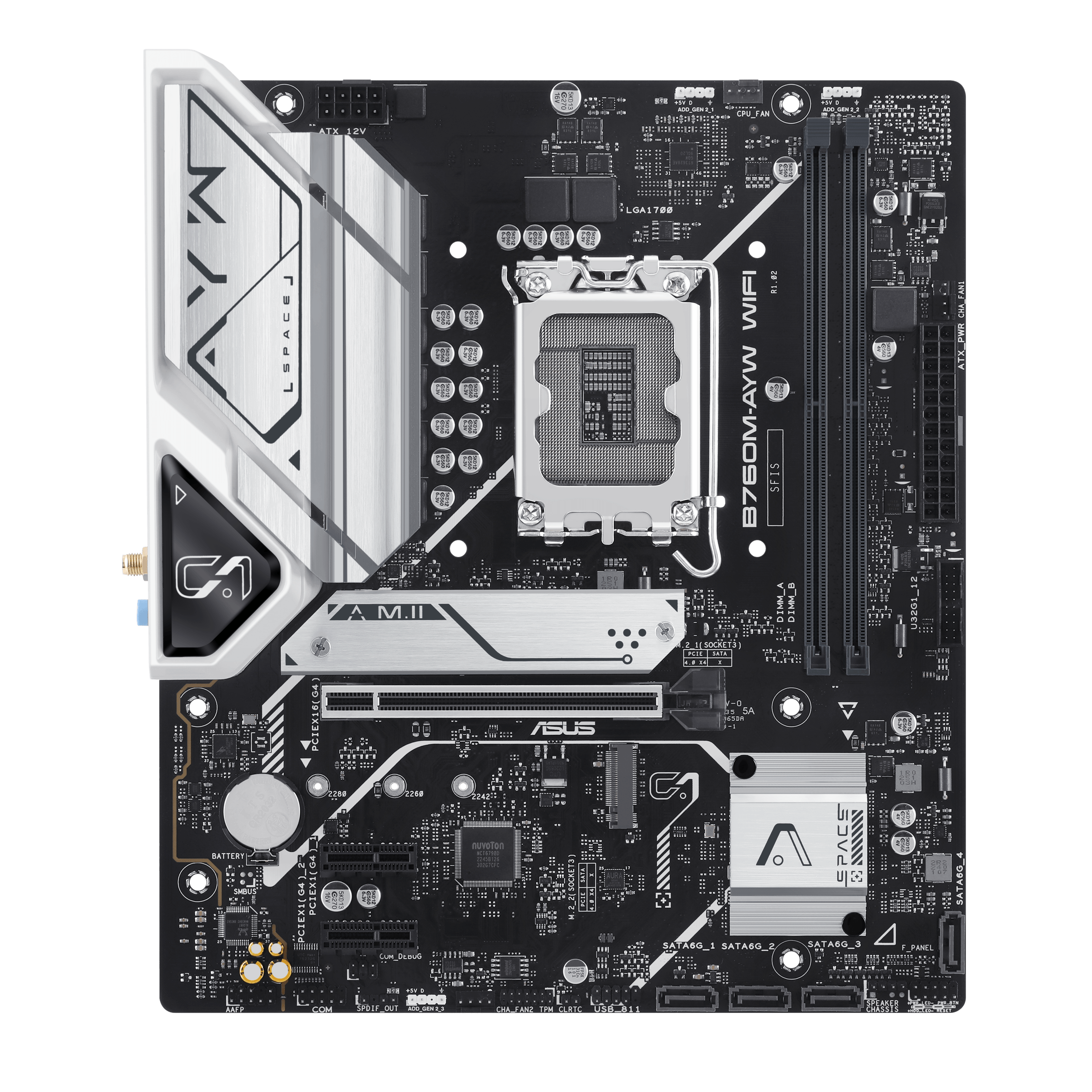 ASUS B760M-AYW WIFI Motherboard - image 2