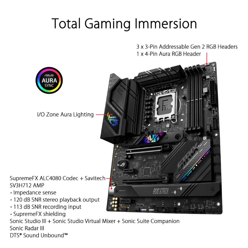 ASUS ROG STRIX B760-F GAMING WIFI LGA 1700 ATX Motherboard - image 5