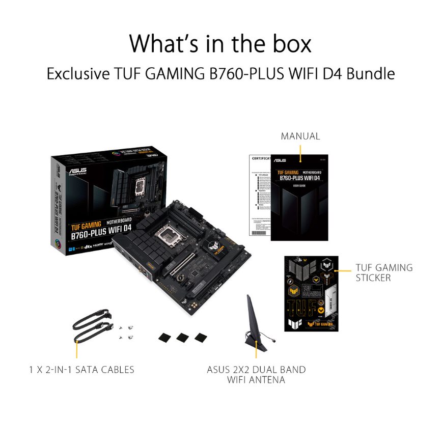 ASUS TUF GAMING B760-PLUS WIFI D4 LGA 1700 Motherboards - image 7