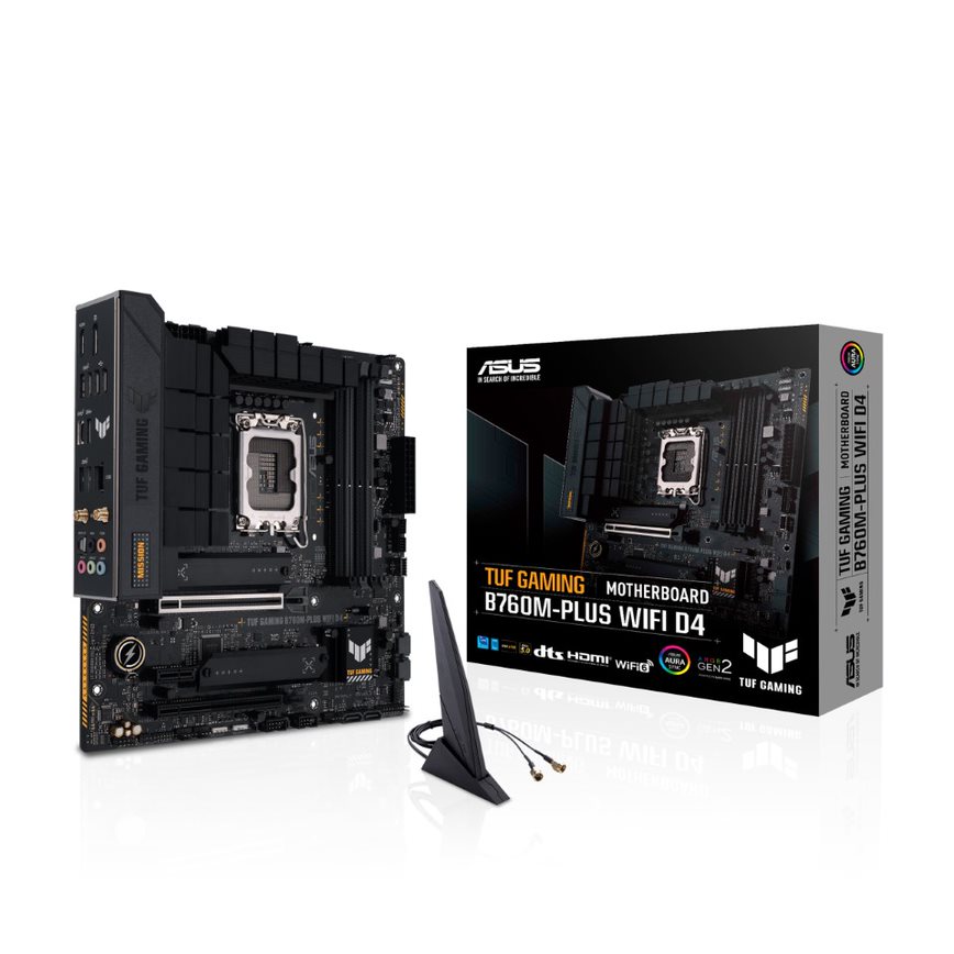 ASUS TUF GAMING B760M-PLUS WIFI D4 LGA1700 mATX motherboard - image 2