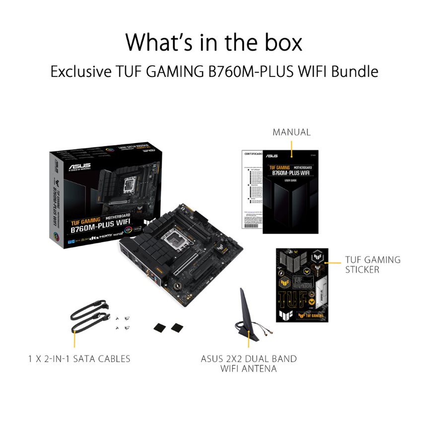 Asus TUF GAMING B760M-PLUS WIFI Motherbard - image 6