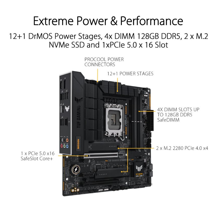 Asus TUF GAMING B760M-PLUS Motherbard - image 2
