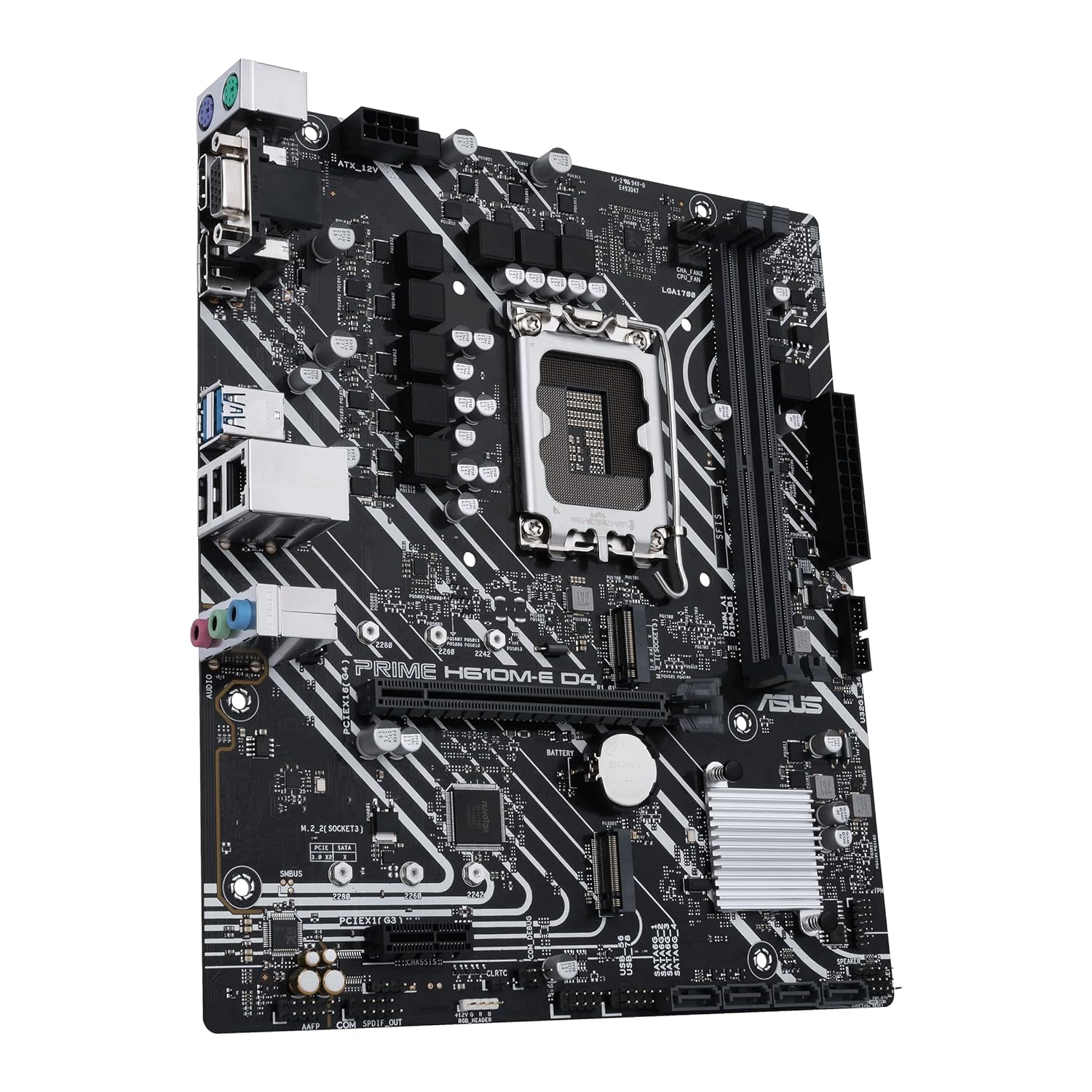 ASUS Prime H610M-E D4-CSM Motherboard - image 4