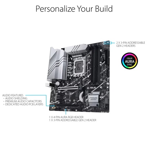 ASUS Prime Z790M-PLUS CSM Thunderbolt mATX Motherboard - image 3