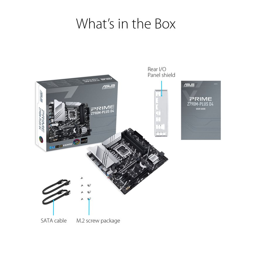 ASUS PRIME Z790M-PLUS D4 LGA 1700 mATX motherboard - image 7