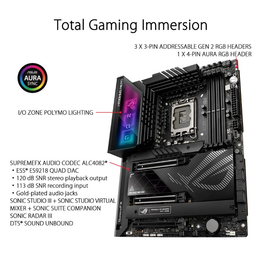 ASUS ROG MAXIMUS Z790 HERO LGA 1700 ATX Motherboard - image 5