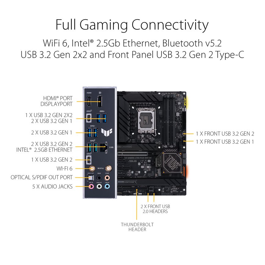 ASUS TUF GAMING Z790-PLUS WIFI LGA 1700 - image 6