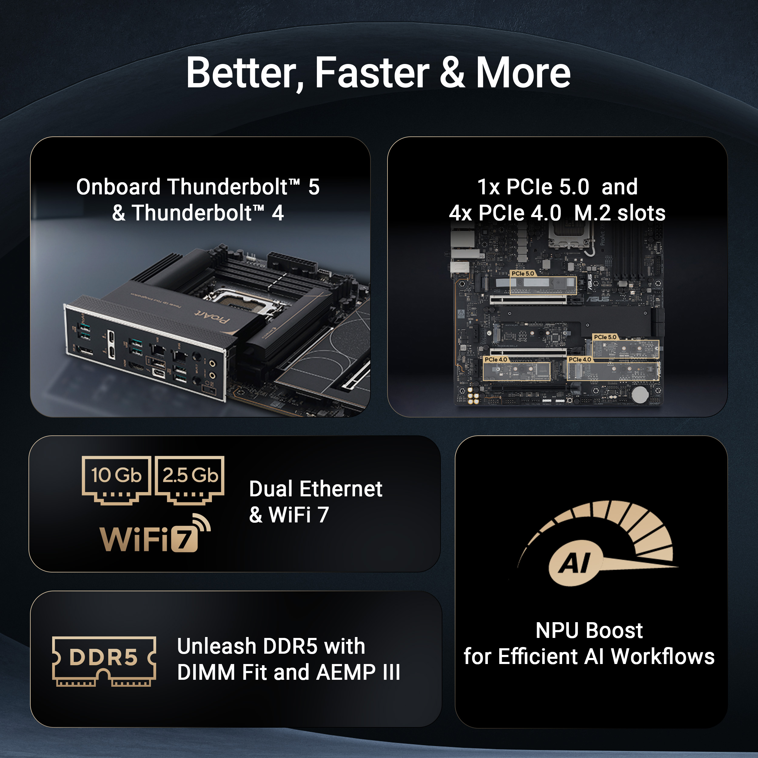 ASUS ProArt Z890-CREATOR WIFI Gaming Motherboard - image 3