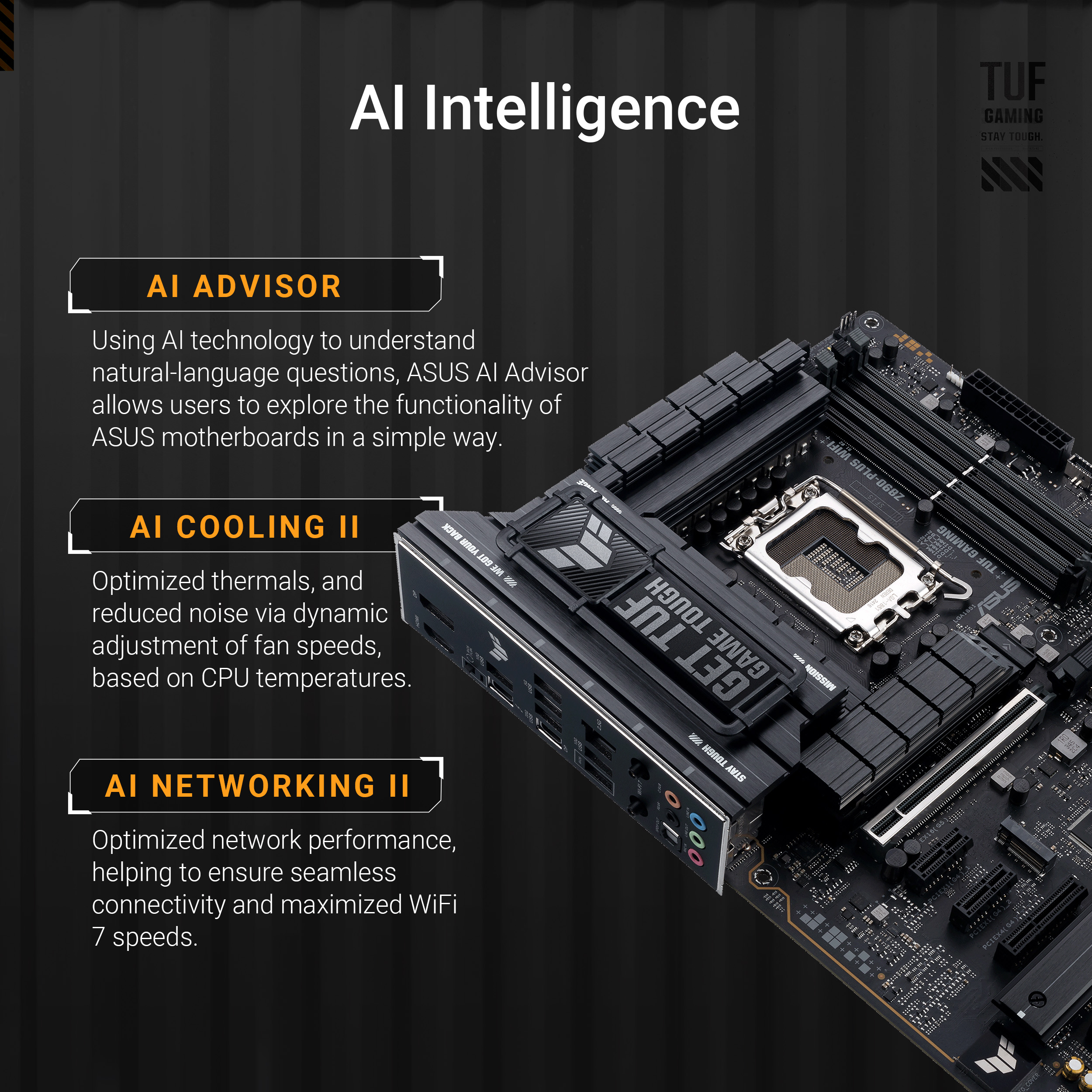 ASUS TUF GAMING Z890-Plus WIFI Gaming Motherboard - image 3