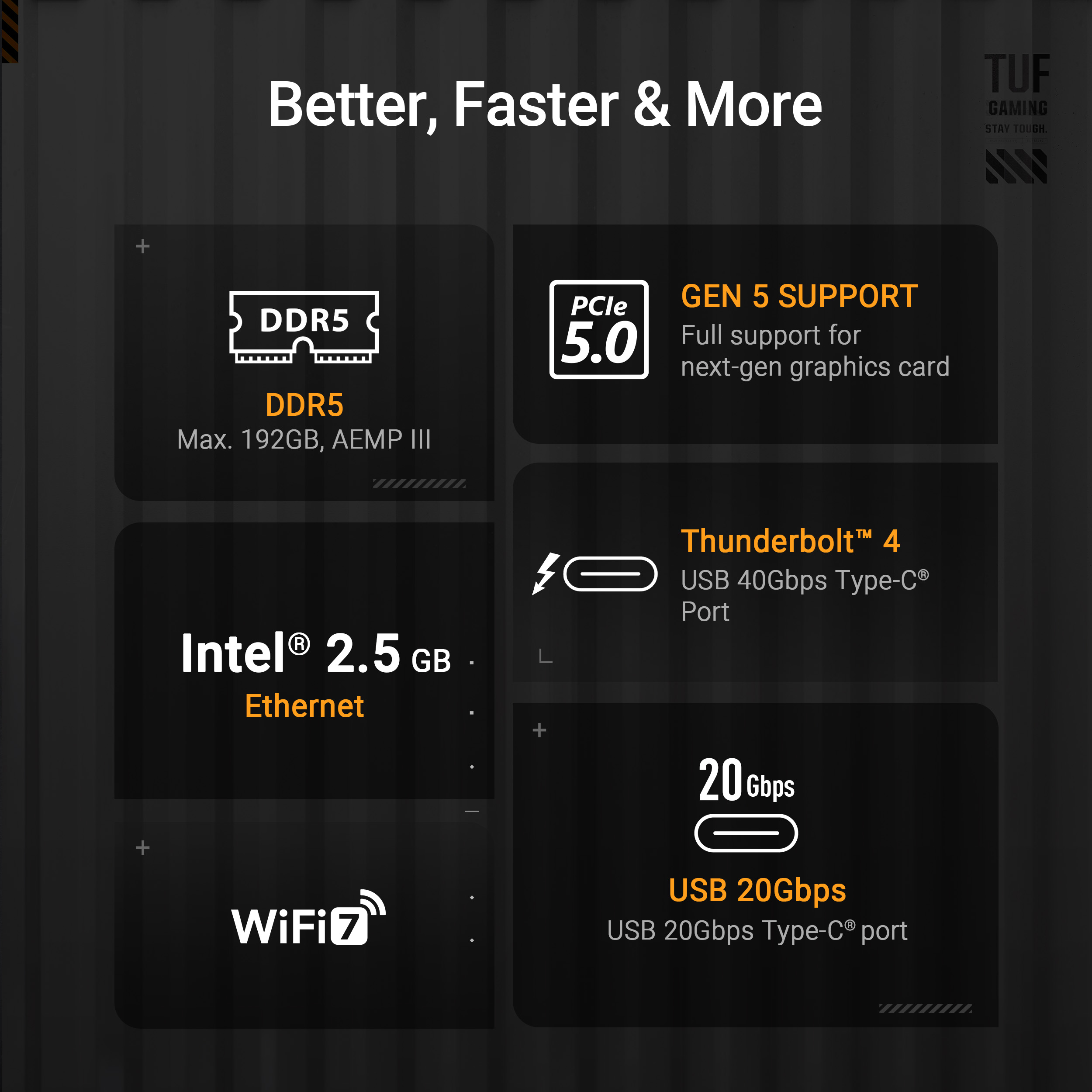 ASUS TUF GAMING Z890-Plus WIFI Gaming Motherboard - image 6