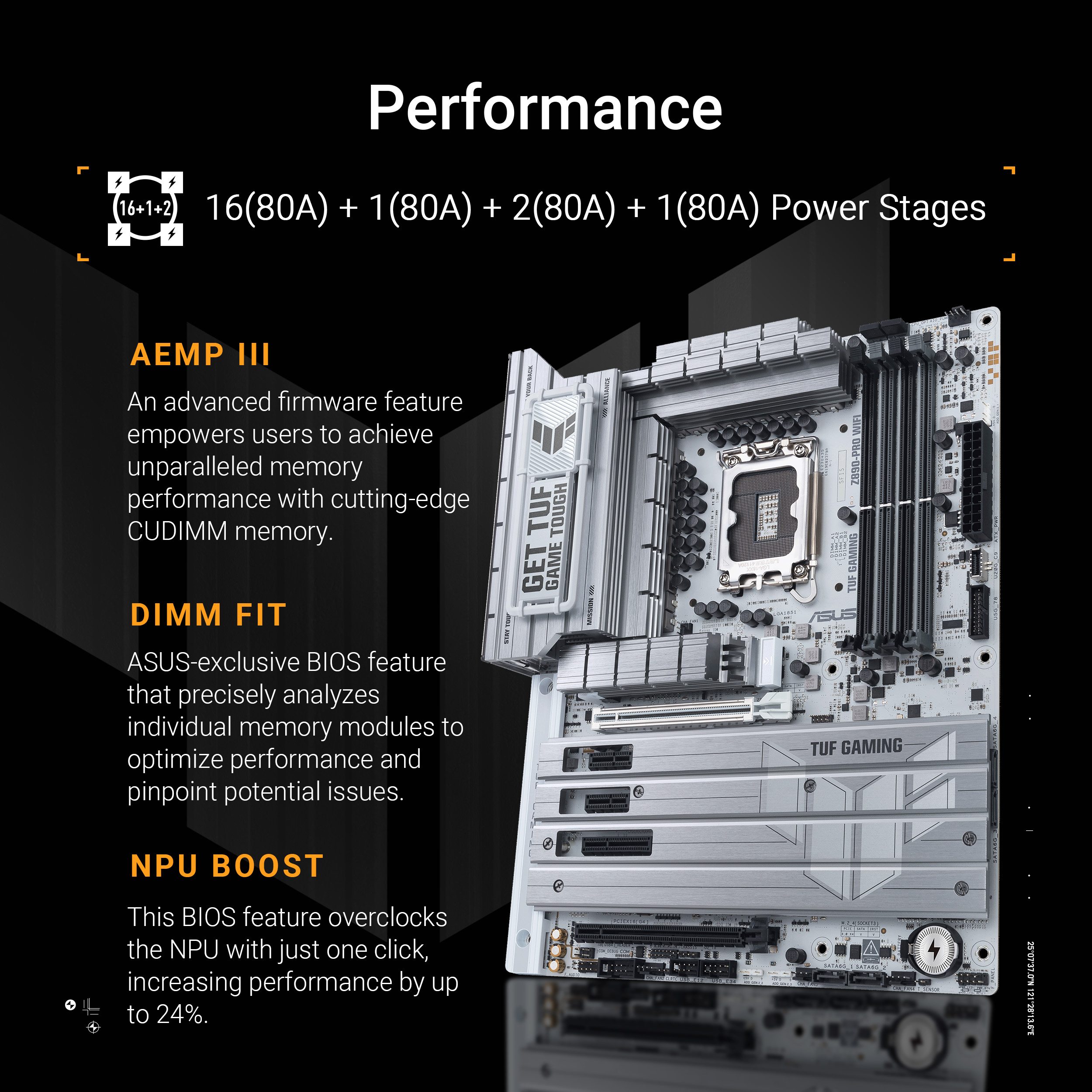 ASUS TUF GAMING Z890-PRO WIFI Gaming Motherboard - image 4