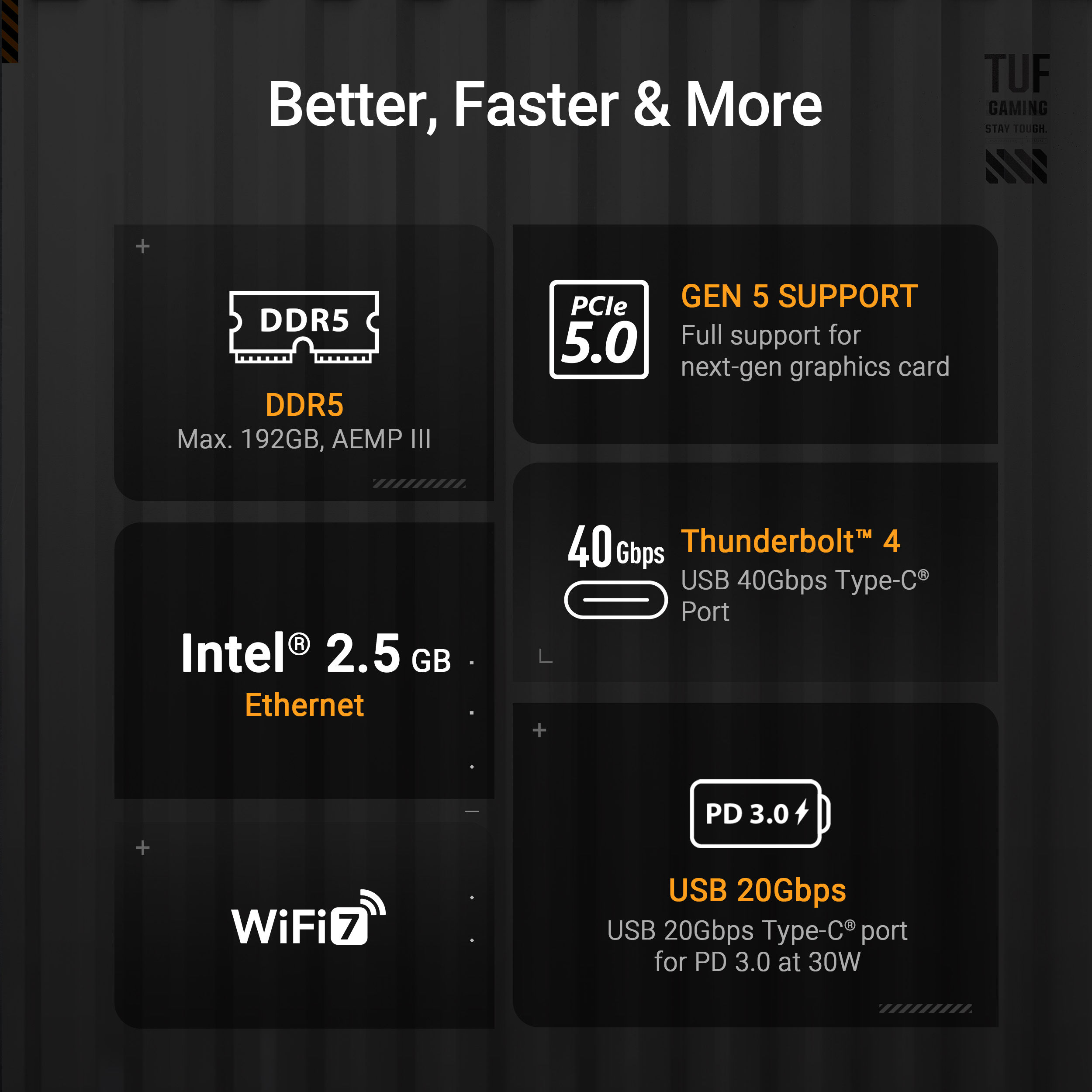 ASUS TUF GAMING Z890-PRO WIFI Gaming Motherboard - image 6