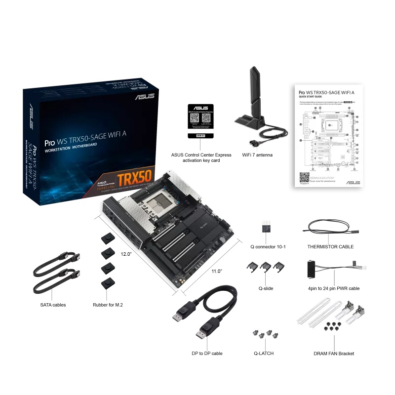 ASUS PRO WS TRX50-SAGE WIFI A ATX Workstation Motherboard - image 7