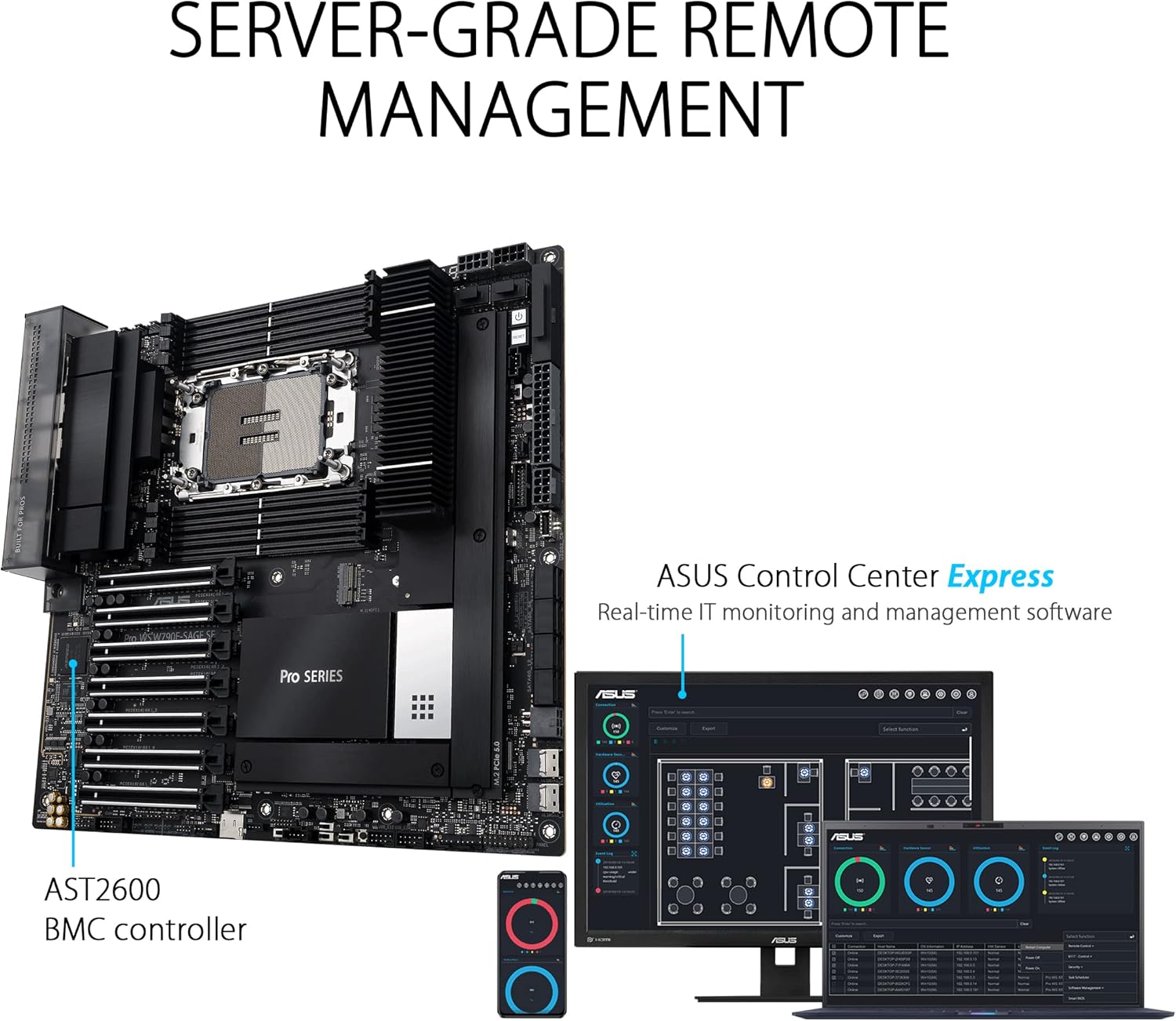ASUS PRO WS W790E-SAGE SE ATX Workstation Motherboard - image 3