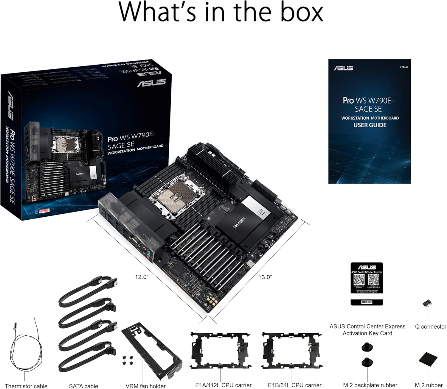 ASUS PRO WS W790E-SAGE SE ATX Workstation Motherboard - image 6