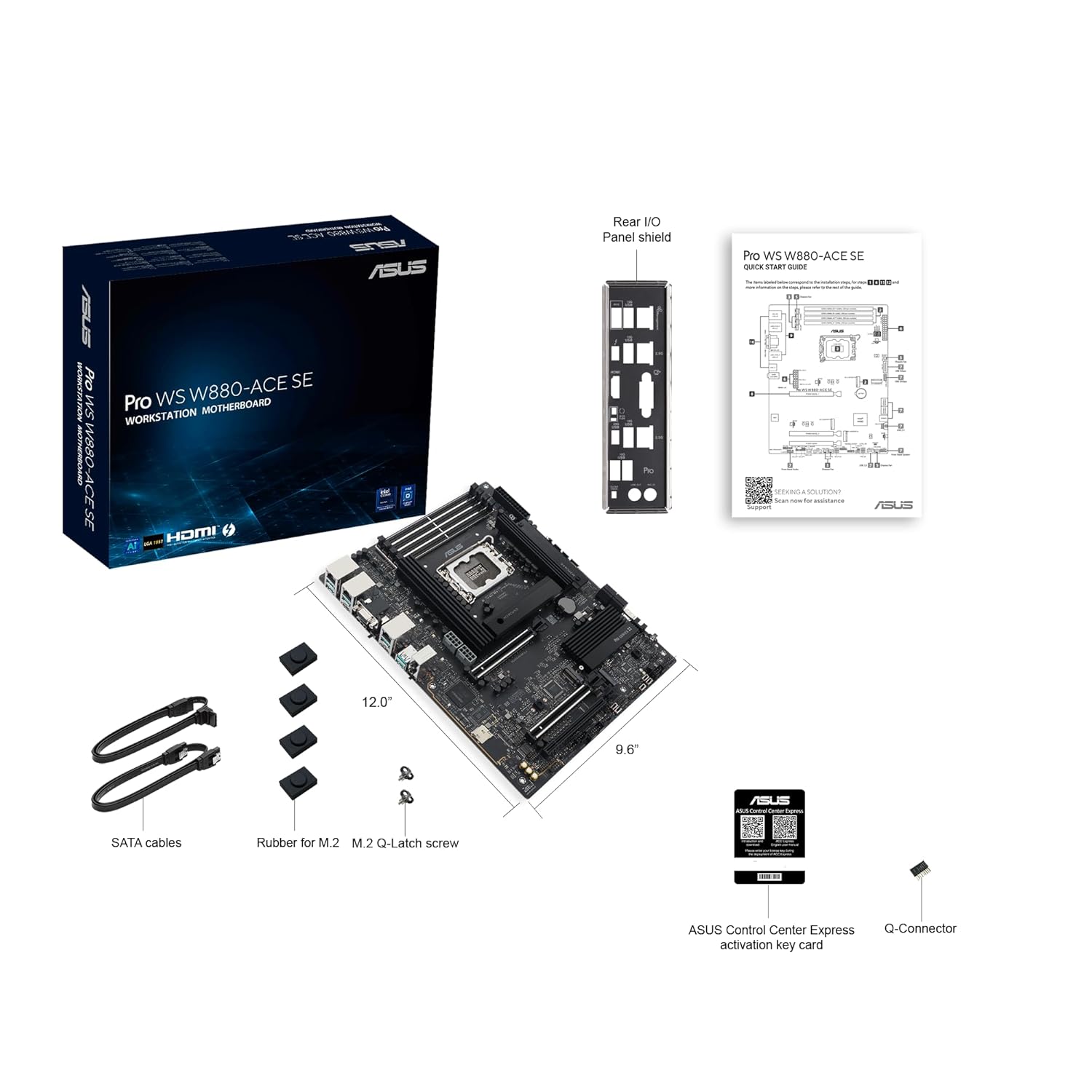 ASUS PRO WS W880-ACE SE ATX Workstation Motherboard - image 6