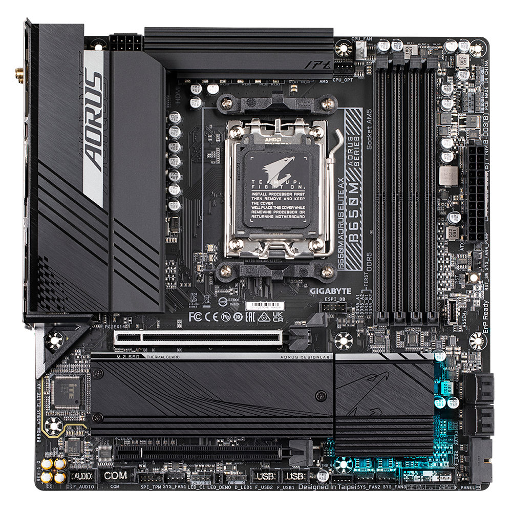 Gigabyte B650M Aorus Elite AX rev. 1.0 AMD Base Motherboard - image 2
