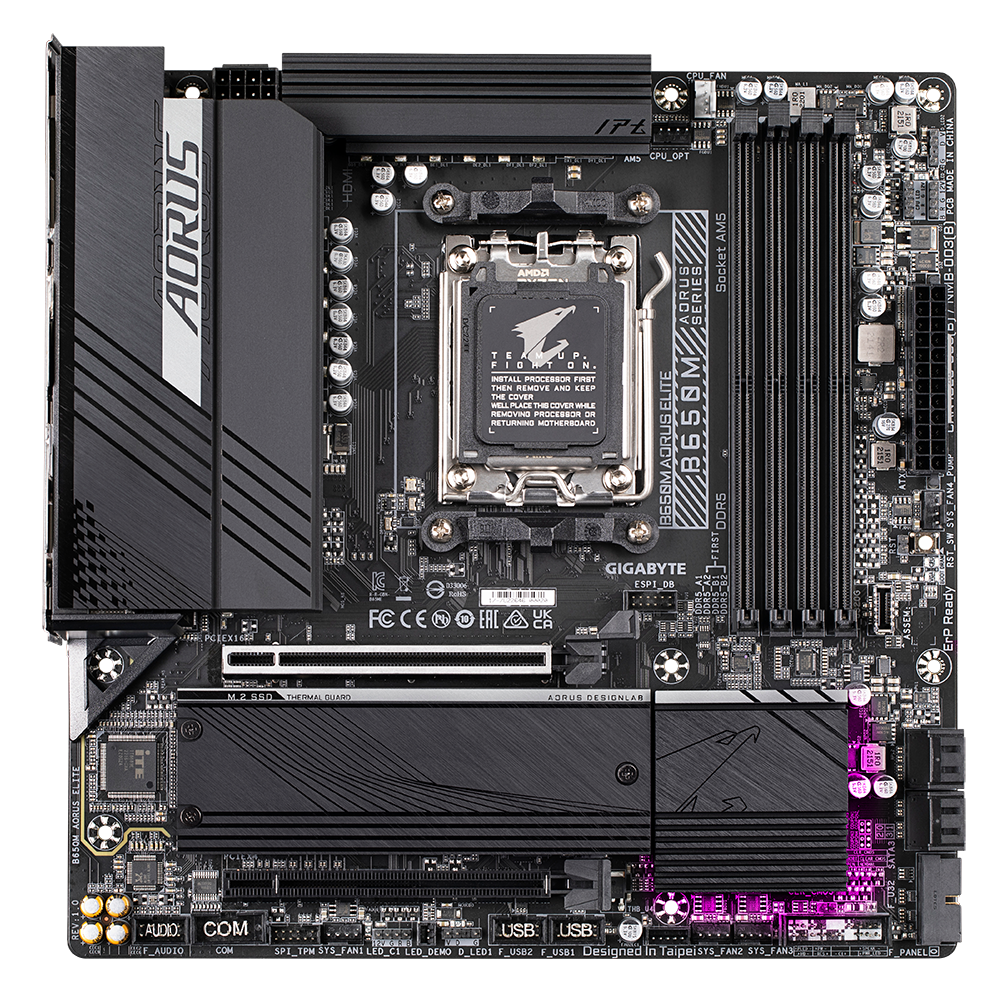 Gigabyte B650M Aorus Elite rev. 1.0 AMD Base Motherboard - image 2
