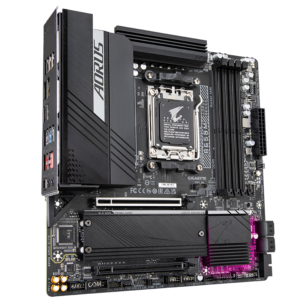 Gigabyte B650M Aorus Elite rev. 1.0 AMD Base Motherboard - image 4