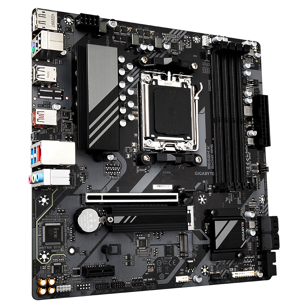 Gigabyte B650M K rev. 1.0 AMD Base Motherboard - image 3
