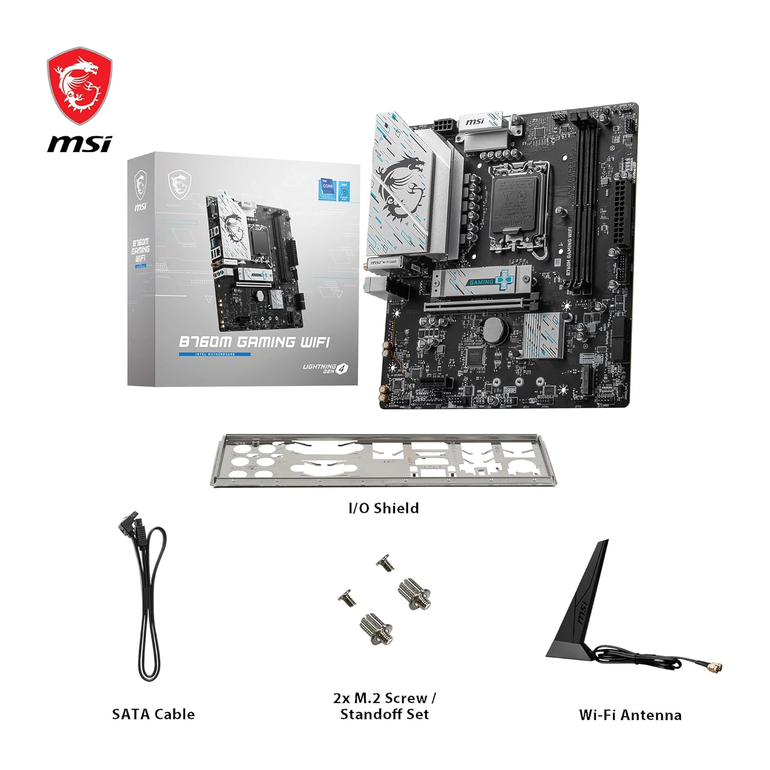 MSI B760M GAMING WIFI DDR5 Micro-ATX Motherboard - image 6