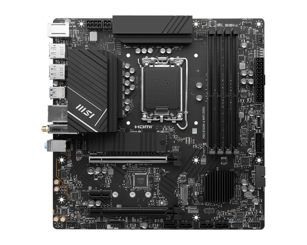 Msi Pro B760M-A WIFI DDR4 Motherboard - image 2