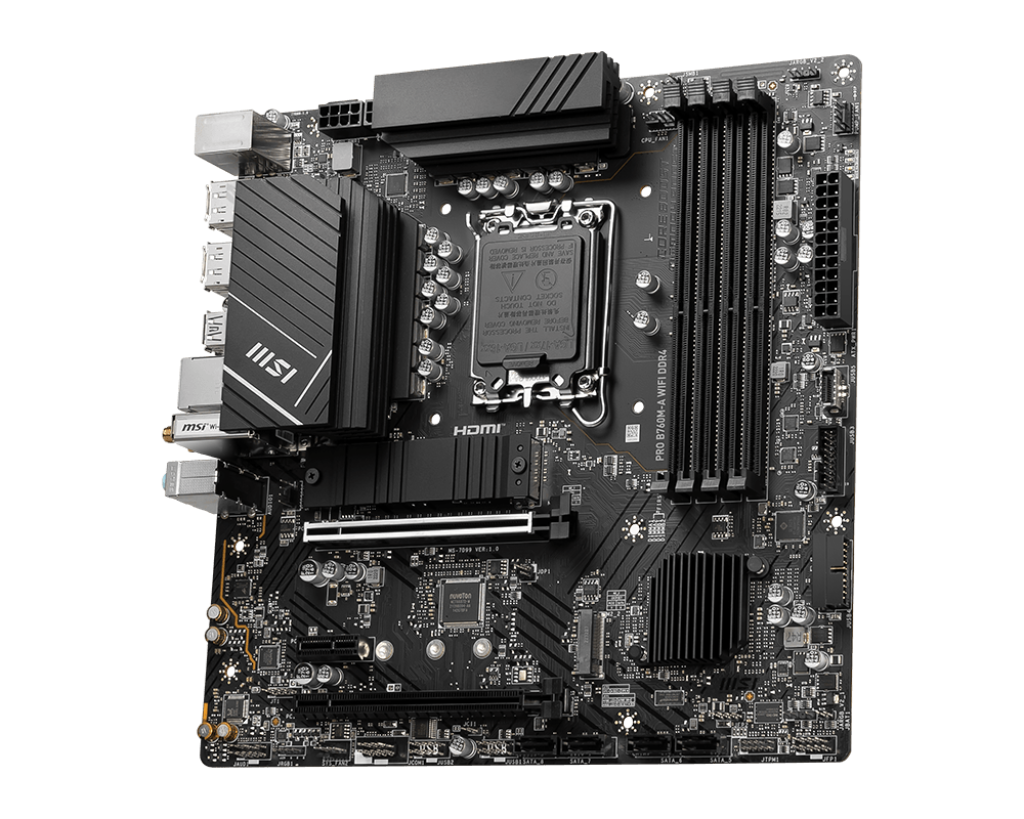 Msi Pro B760M-A WIFI DDR4 Motherboard - image 3