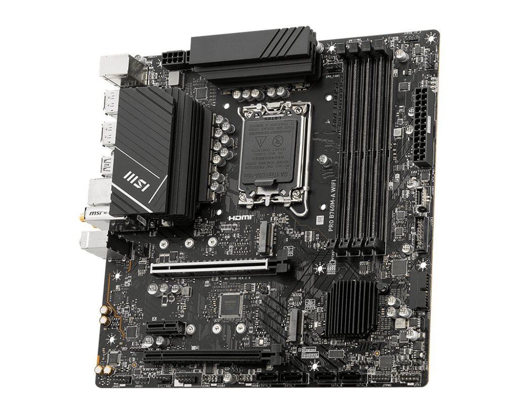 Msi Pro B760M-A WIFI DDR5 Motherboard - image 3