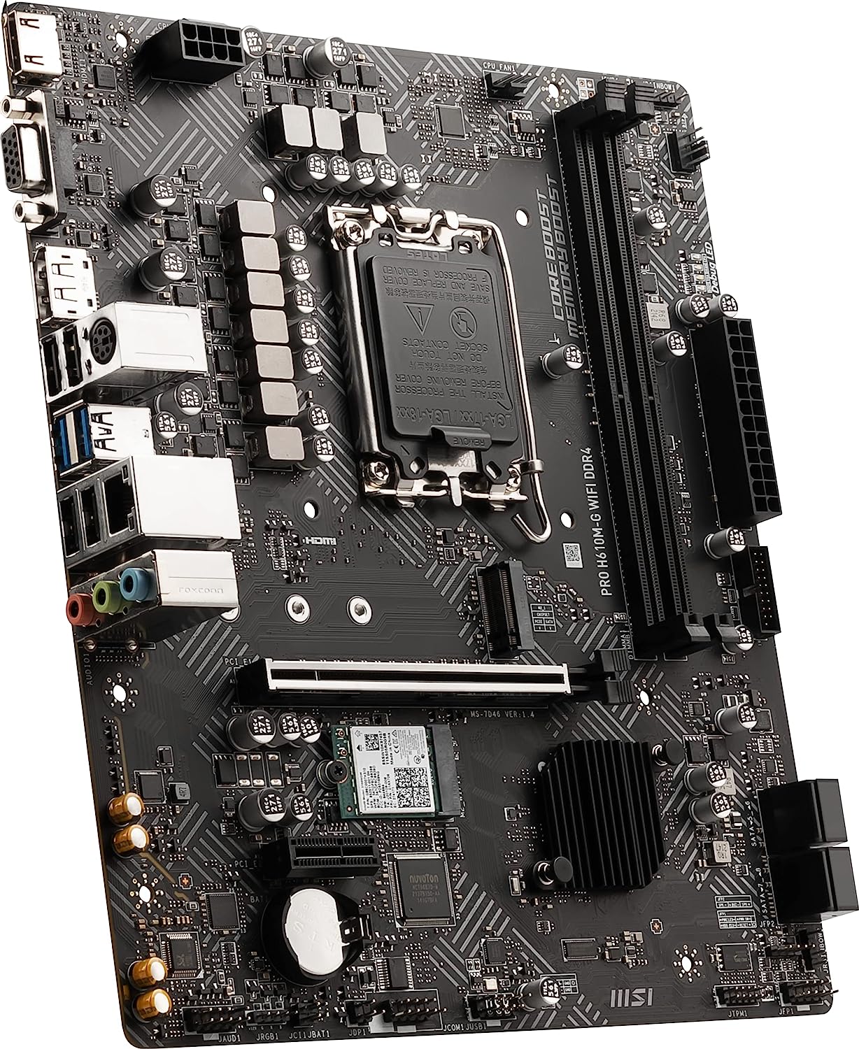 Msi PRO H610M-G WIFI DDR4 Motherboard - image 4