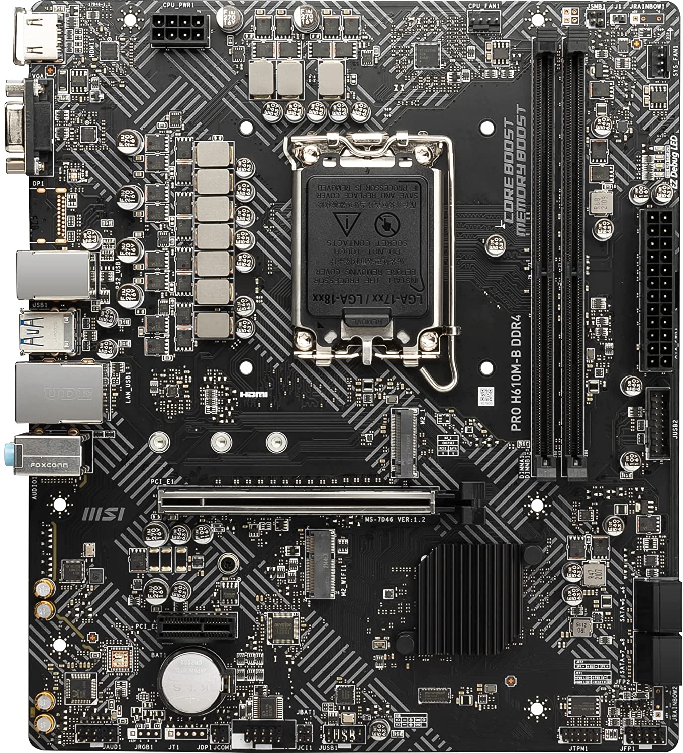 MSI Pro H610M-B DDR4 Motherboard - image 2