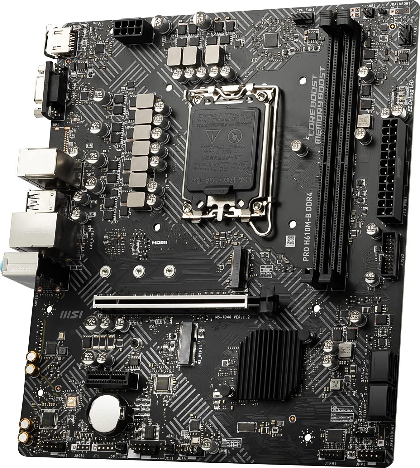 MSI Pro H610M-B DDR4 Motherboard - image 3