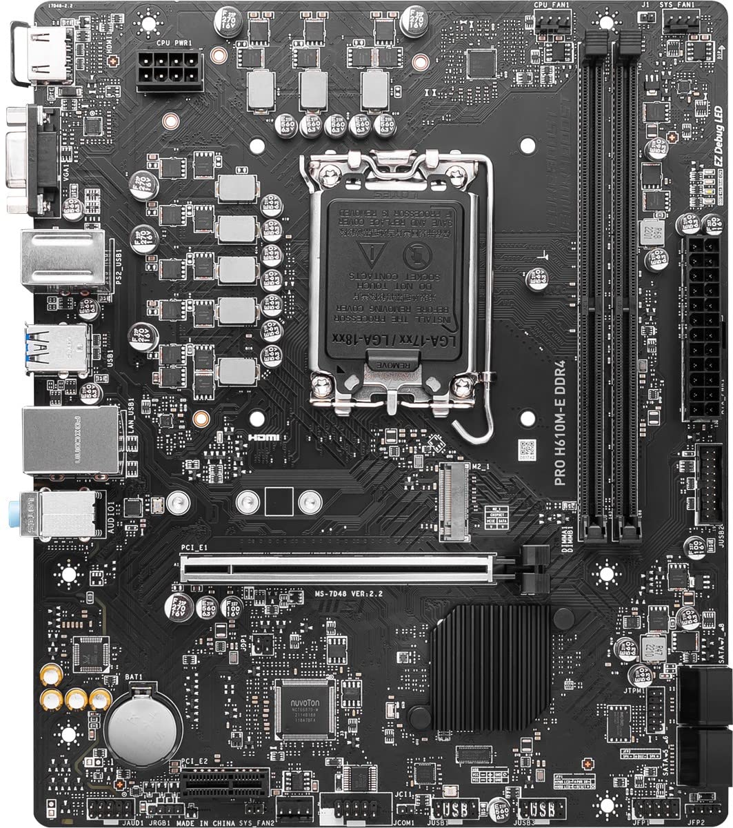 MSI-Pro-H610M-E-DDR4 Micro-ATX Motherboard - image 2