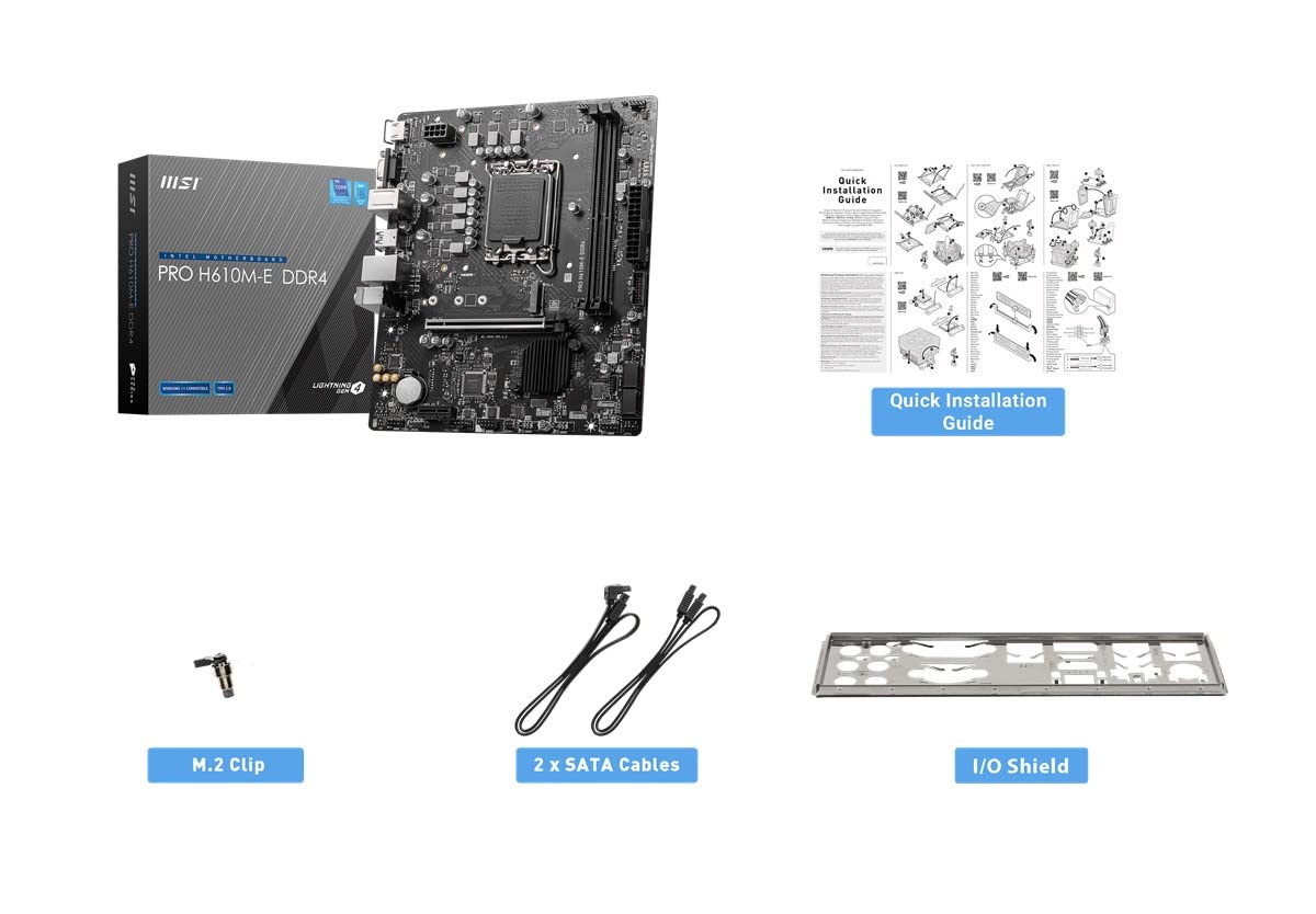 MSI-Pro-H610M-E-DDR4 Micro-ATX Motherboard - image 7