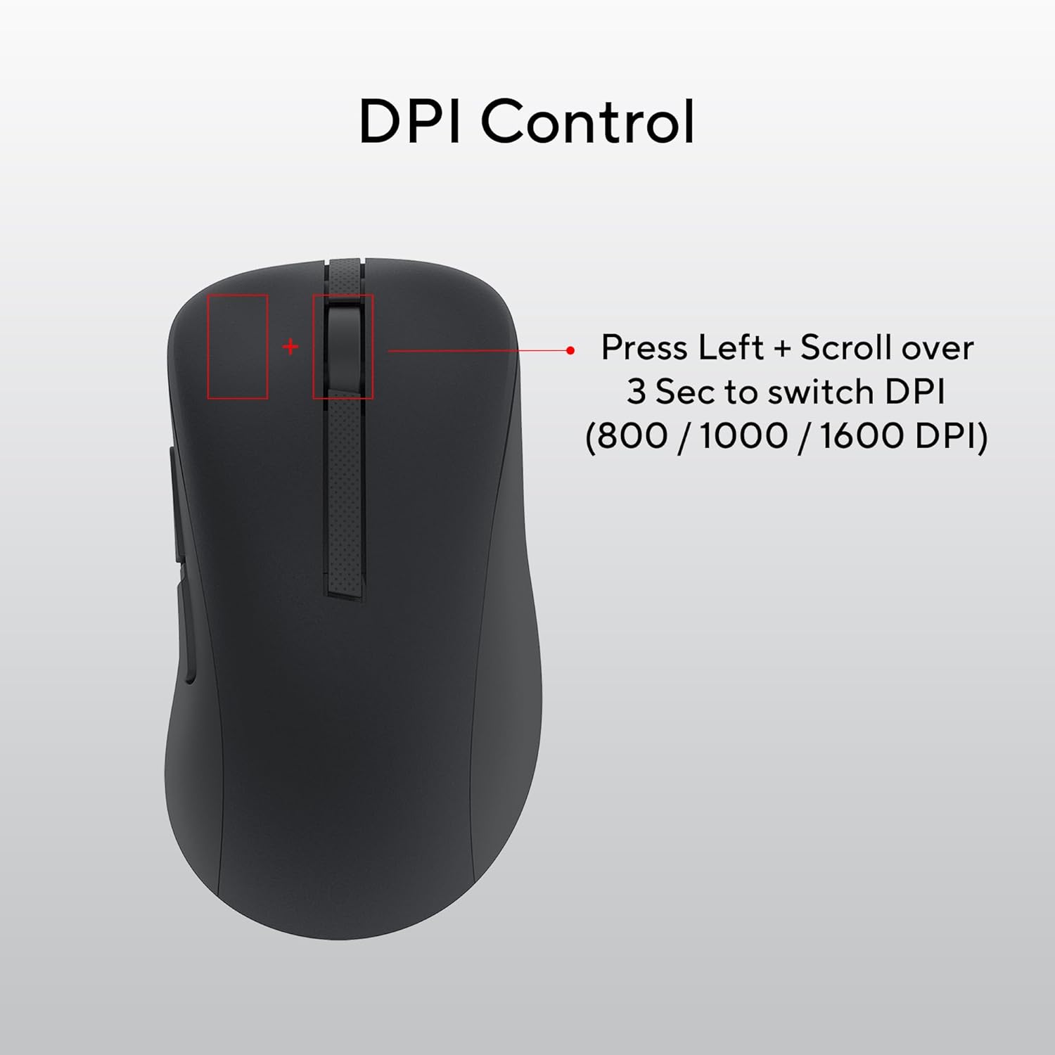 ASUS MD102 Wireless Mouse Dark Gray - image 5